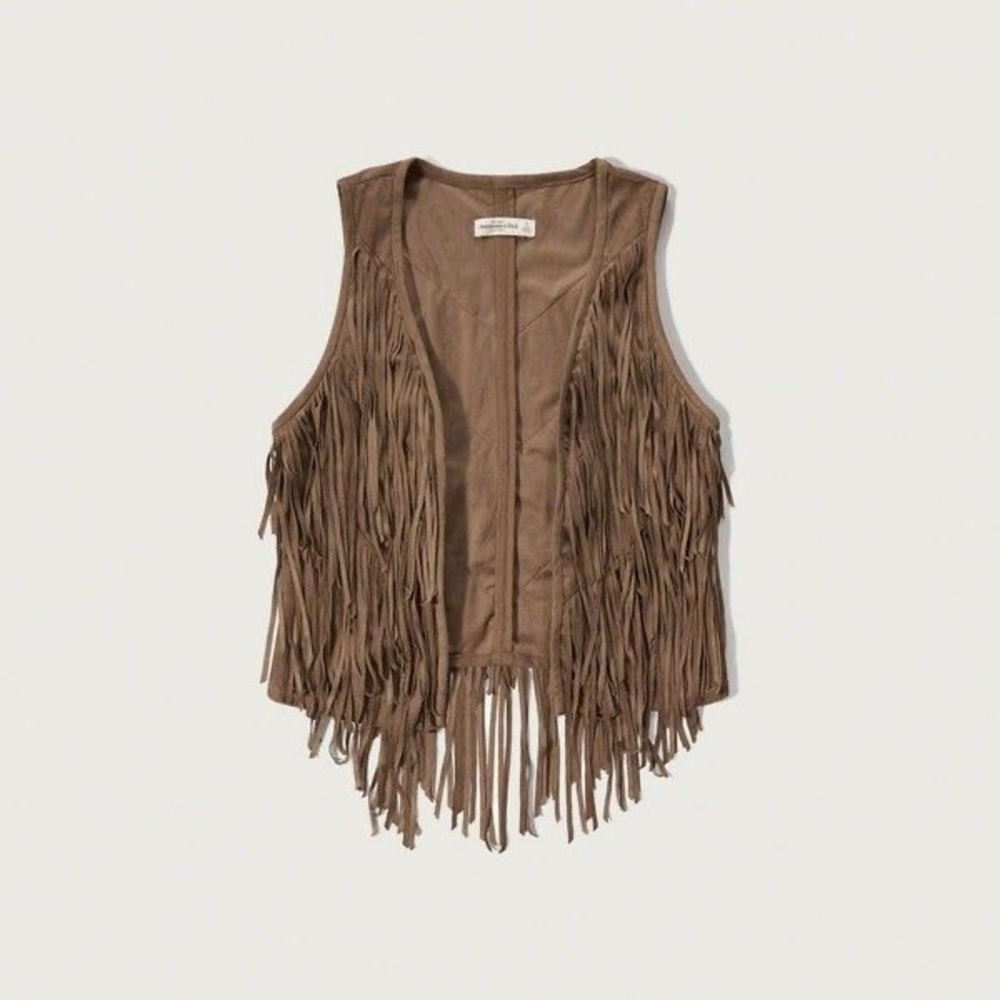 Abercrombie fringe vest